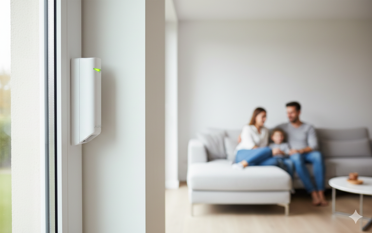 AJAX Baseline MotionProtect Curtain Jeweler White