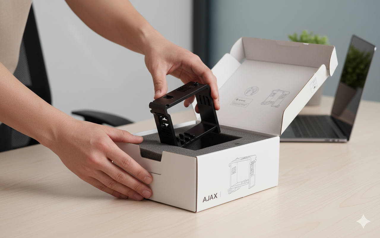 AJAX DIN Holder for Release Jeweller/WallSwitch Jeweller