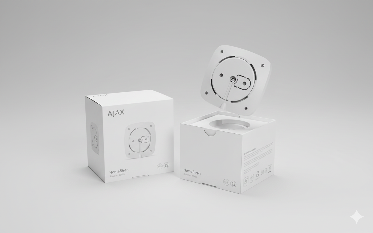 AJAX Baseline HomeSiren Jeweller Weiss