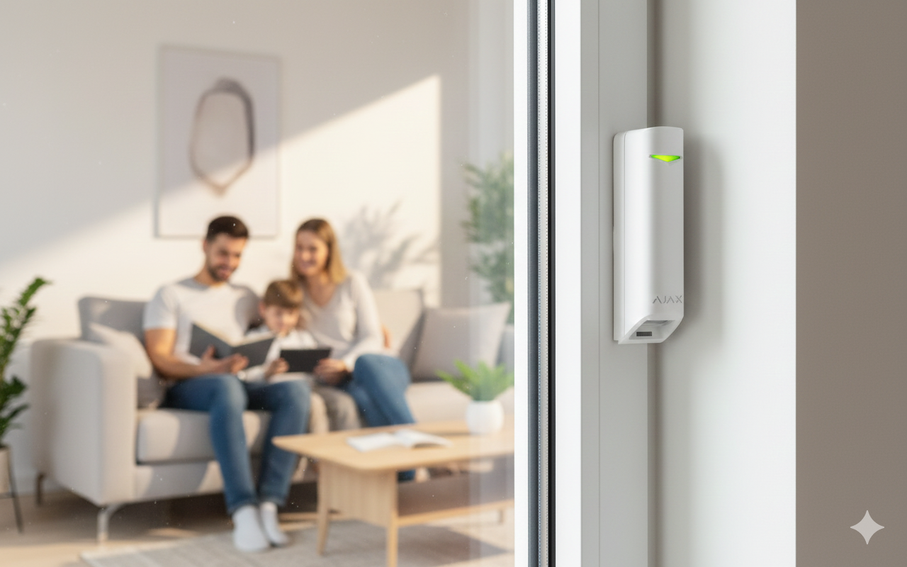 AJAX Baseline MotionProtect Curtain Jeweler White