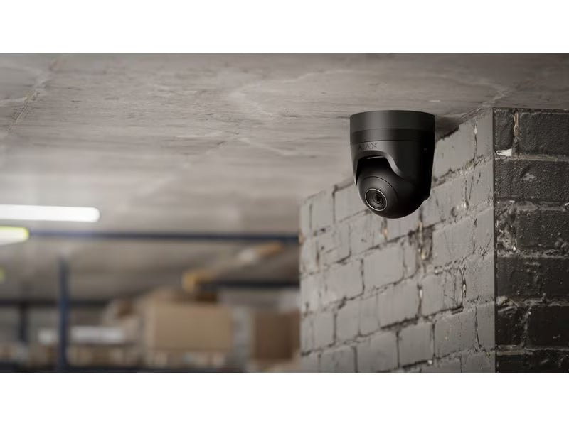 AJAX Netzwerkkamera TurretCam (8 Mp/4 mm) Schwarz