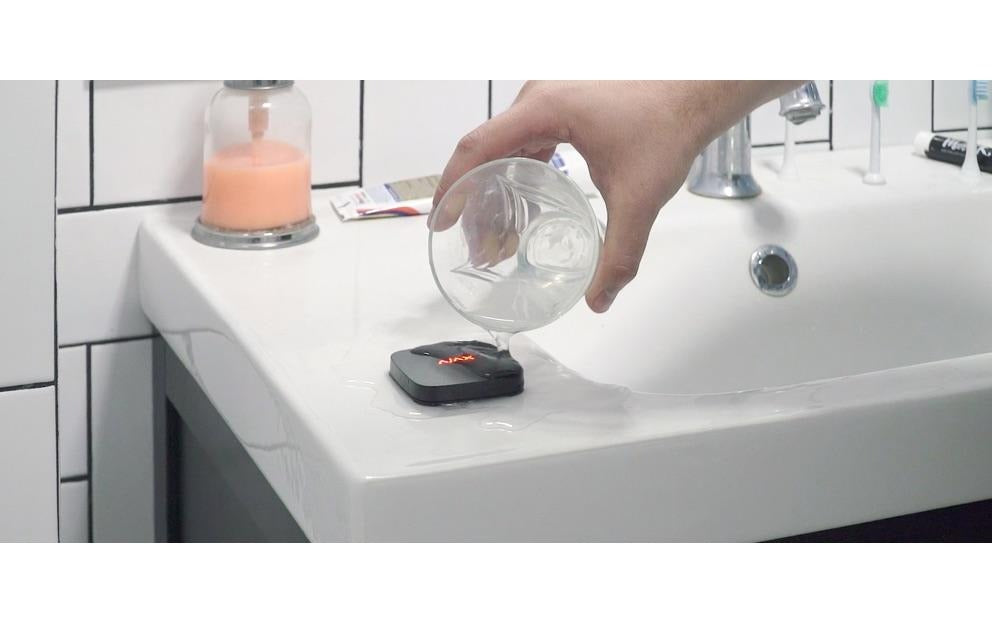 AJAX Funk-Wassermelder LeaksProtect Jeweller Schwarz