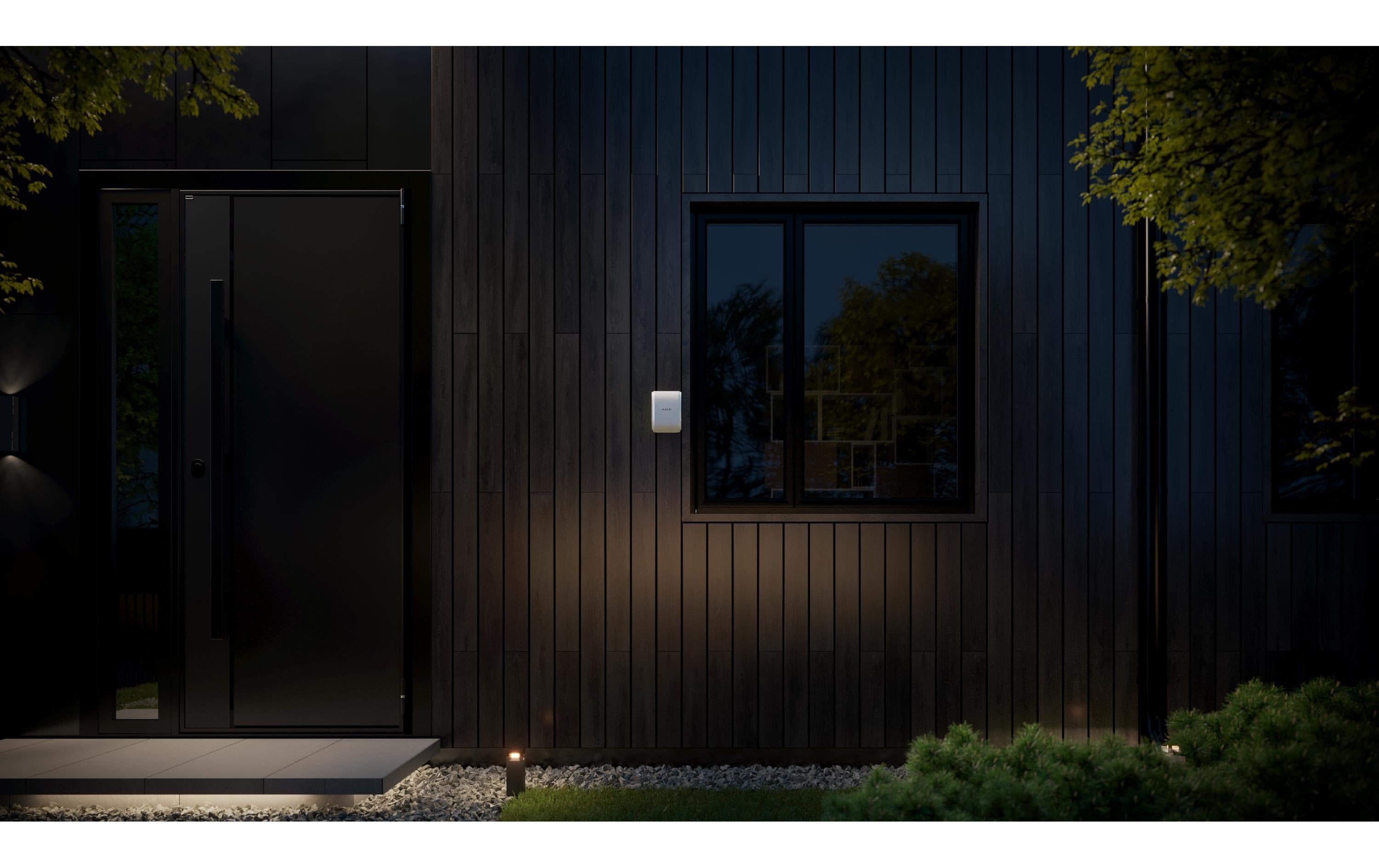 AJAX Baseline DualCurtain Outdoor Jeweller Weiss