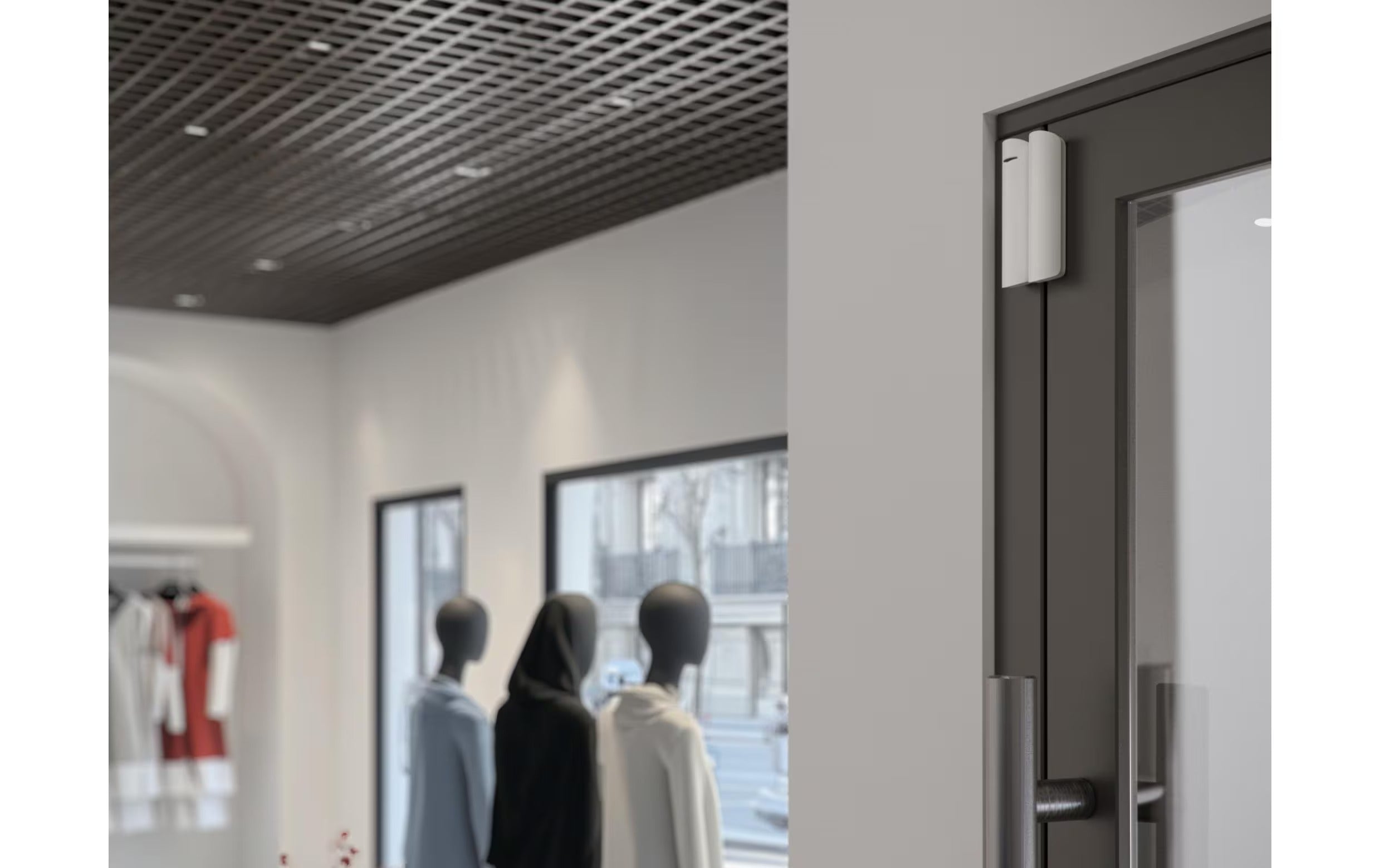 AJAX Öffnungsmelder Baseline DoorProtect Plus Jeweller Weiss
