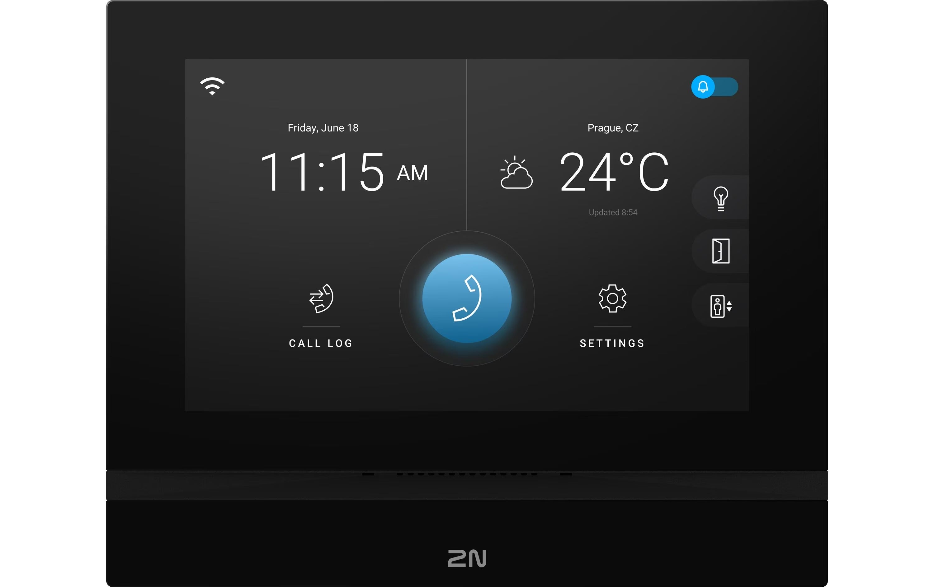 2N Innensprechstelle Indoor View Wi-Fi Schwarz