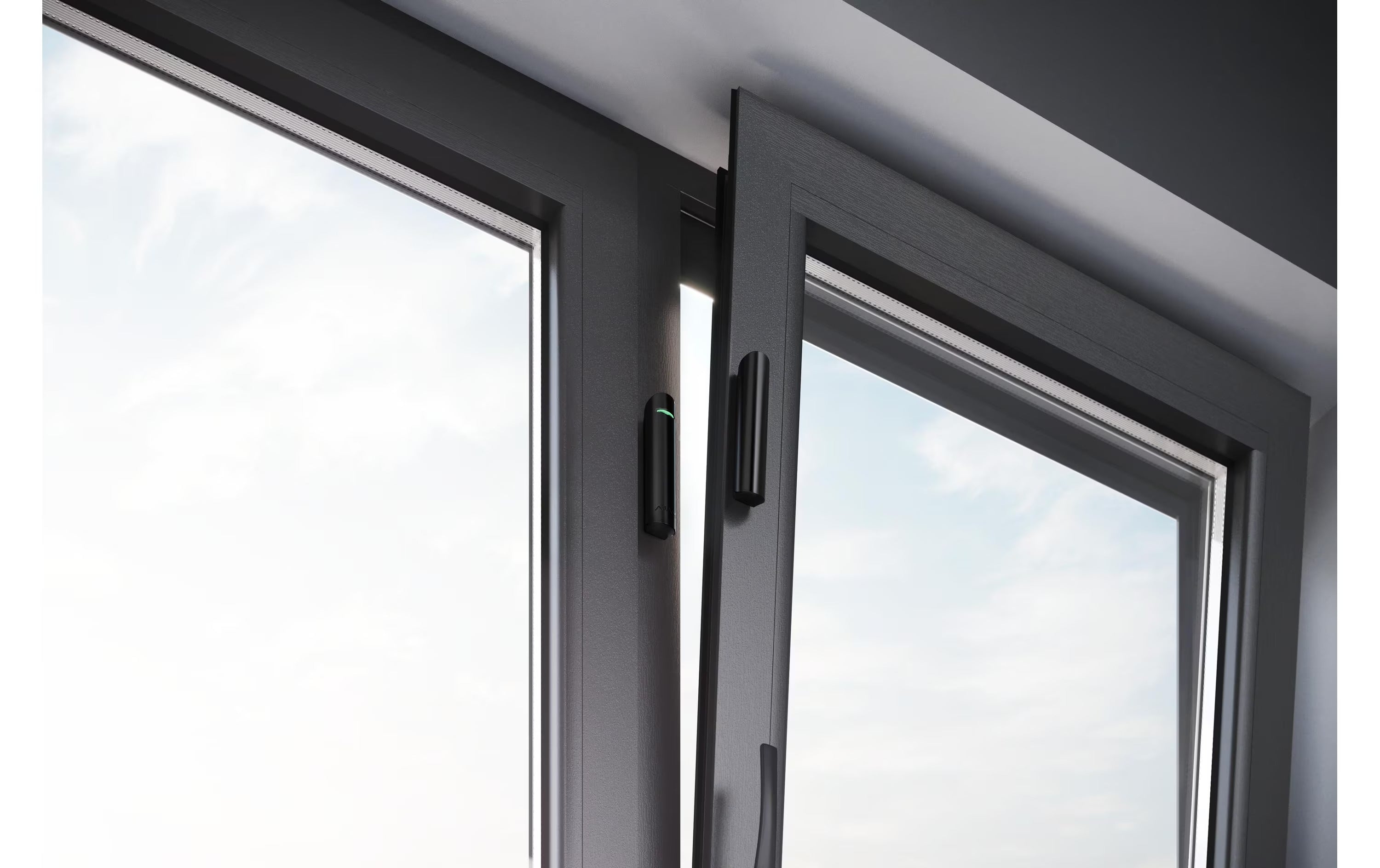 AJAX Öffnungsmelder Baseline DoorProtect Plus Jeweller Schwarz