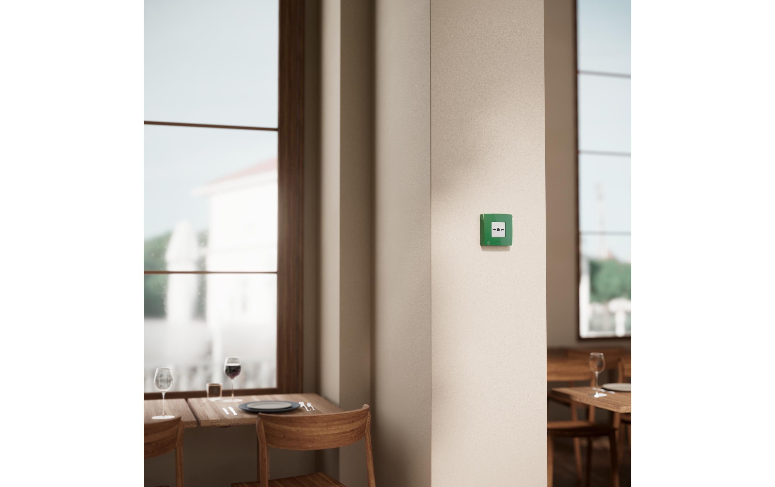 AJAX Funk-Taster ManualCallPoint (Green) Jeweller Grün