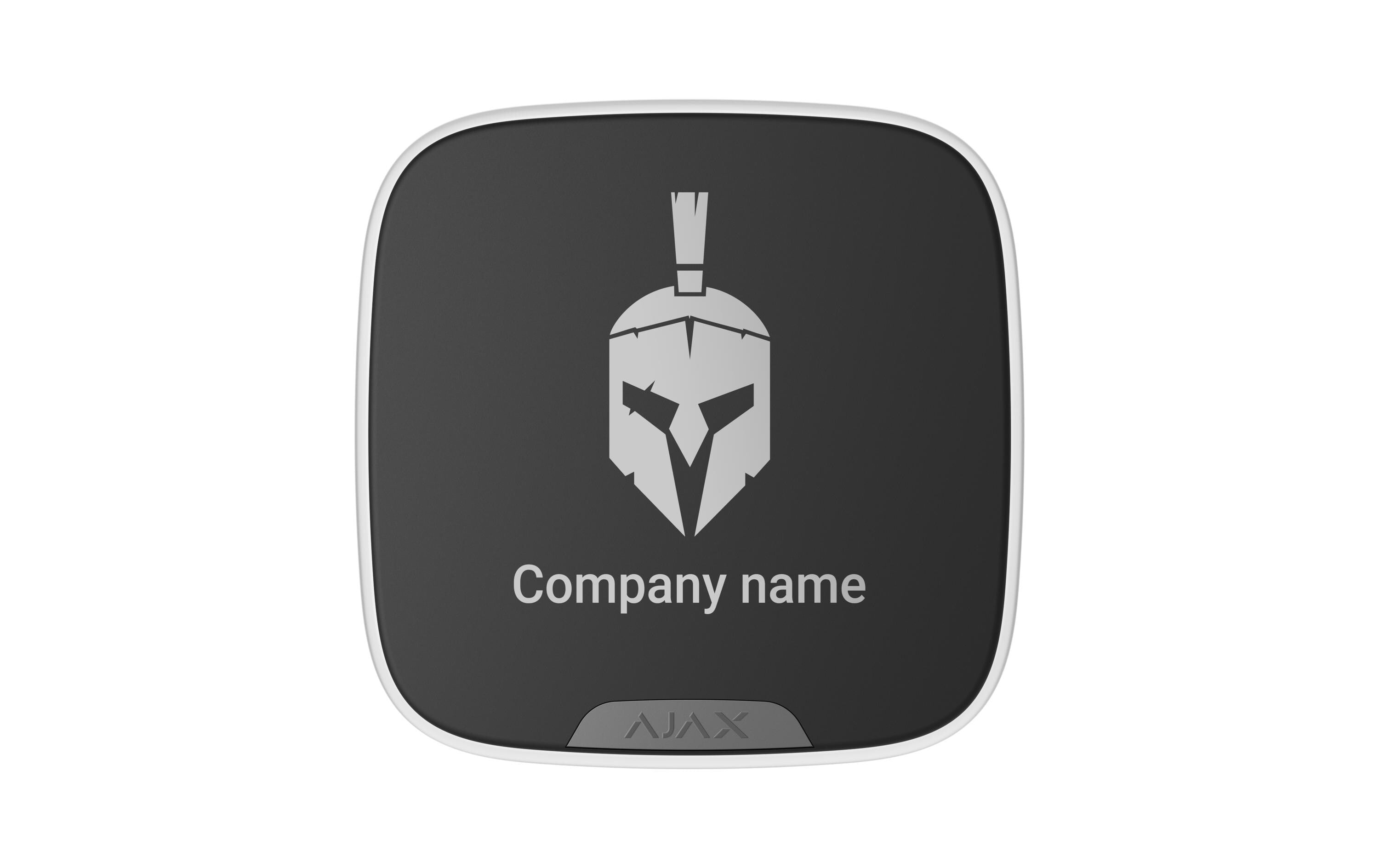 AJAX Brandplate StreetSiren Doubledeck 10 Leerplatten, Schwarz