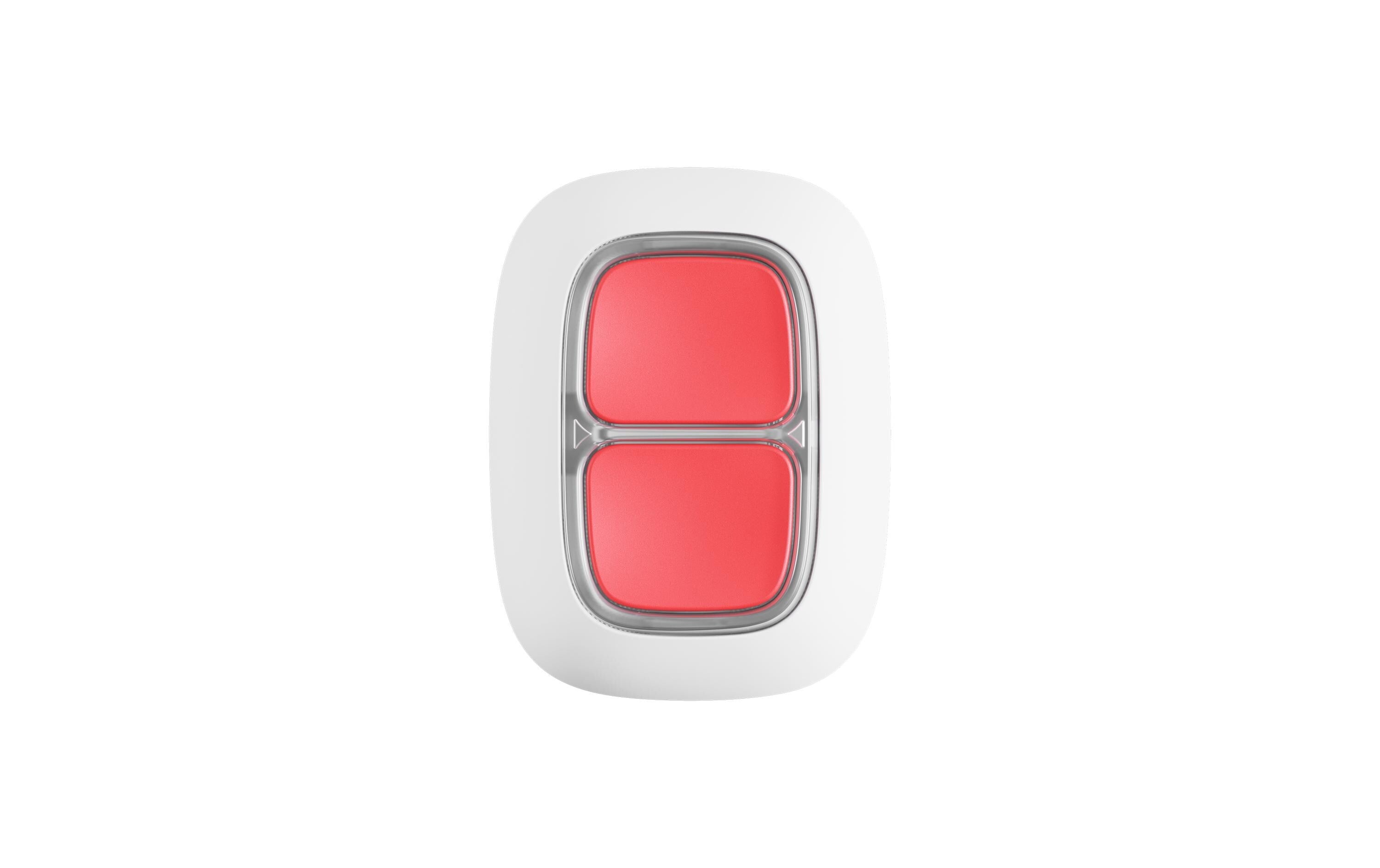 AJAX Baseline DoubleButton Wireless Remote Control Jeweller White