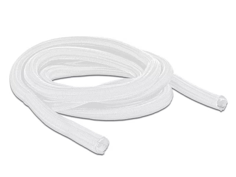Delock Kabelschlauch Selbstschliessend, 2m x 9 mm Weiss