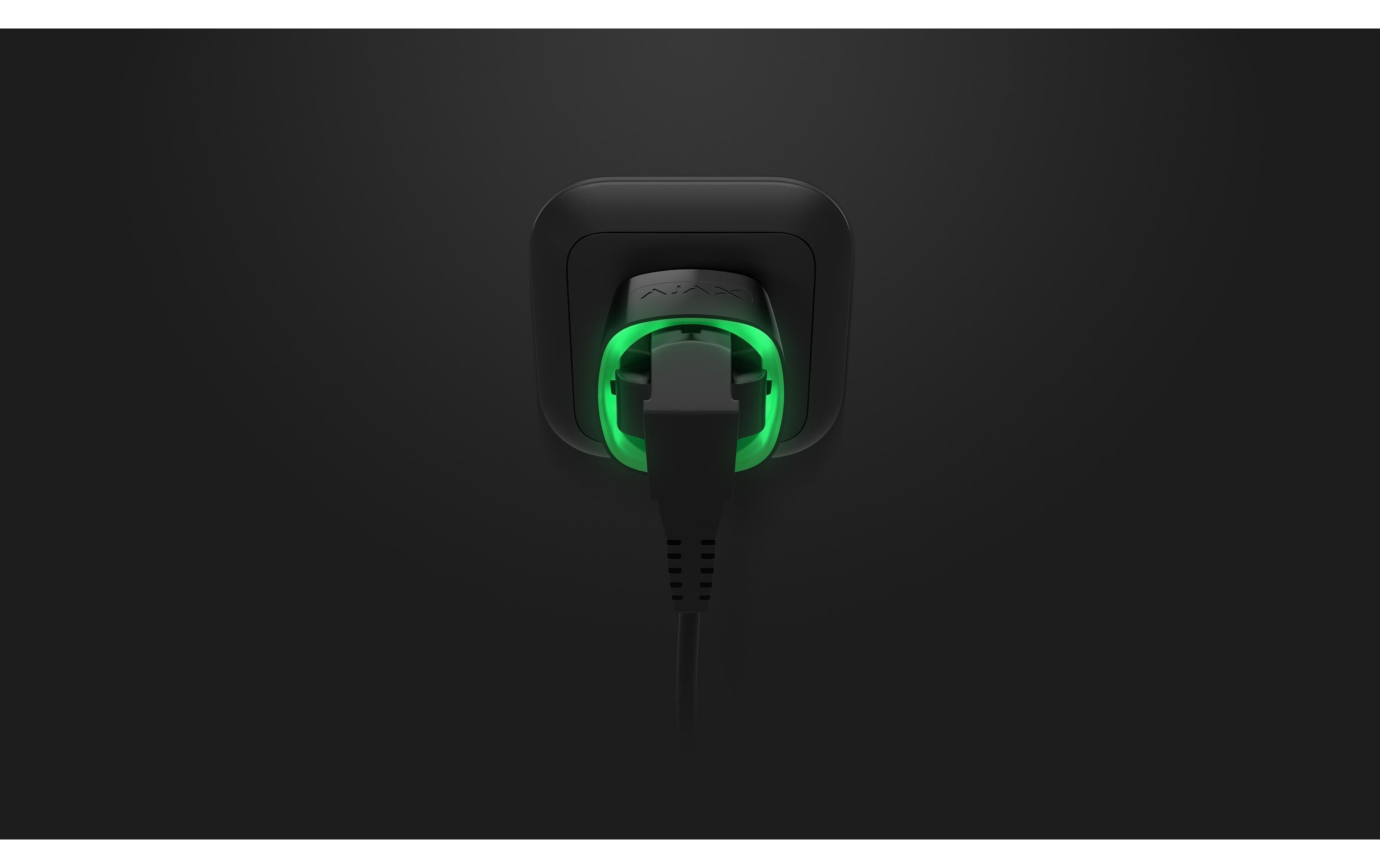 AJAX Smartplug Socket (type F) Jeweller Schwarz