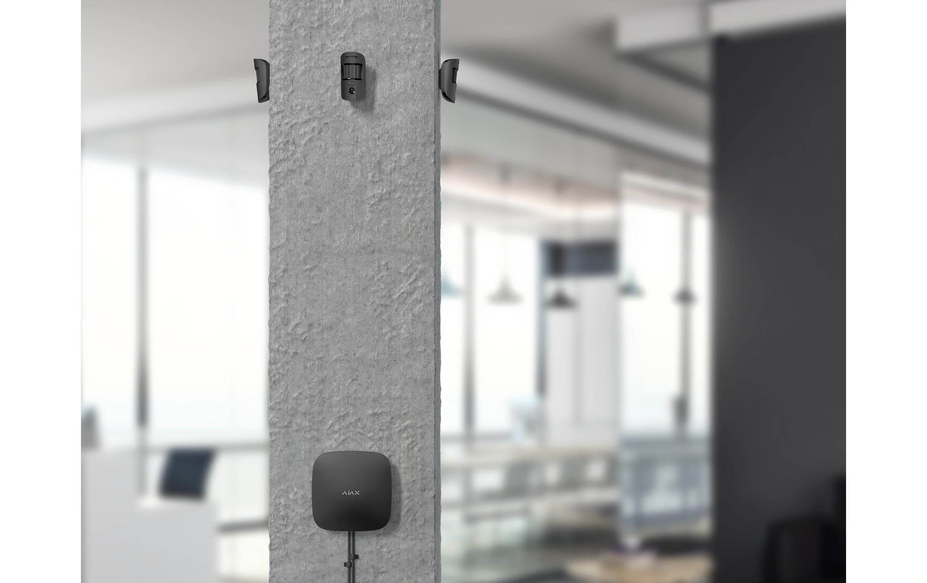 AJAX Baseline Hub 2 Plus Jeweller Schwarz