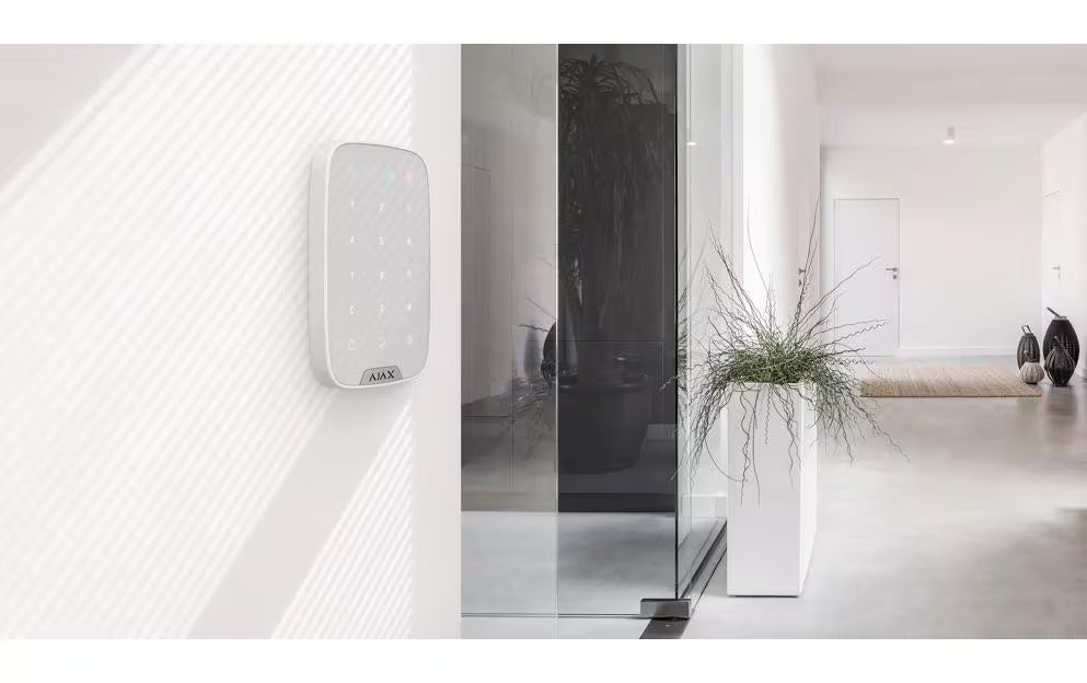 AJAX Baseline KeyPad Jeweller Control Unit White