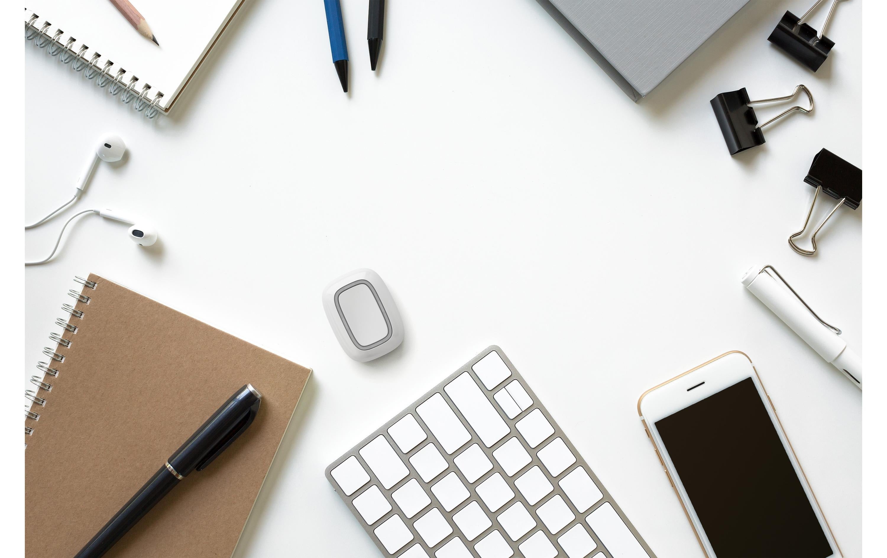 AJAX Funk-Fernbedienung Baseline Button Jeweller Weiss