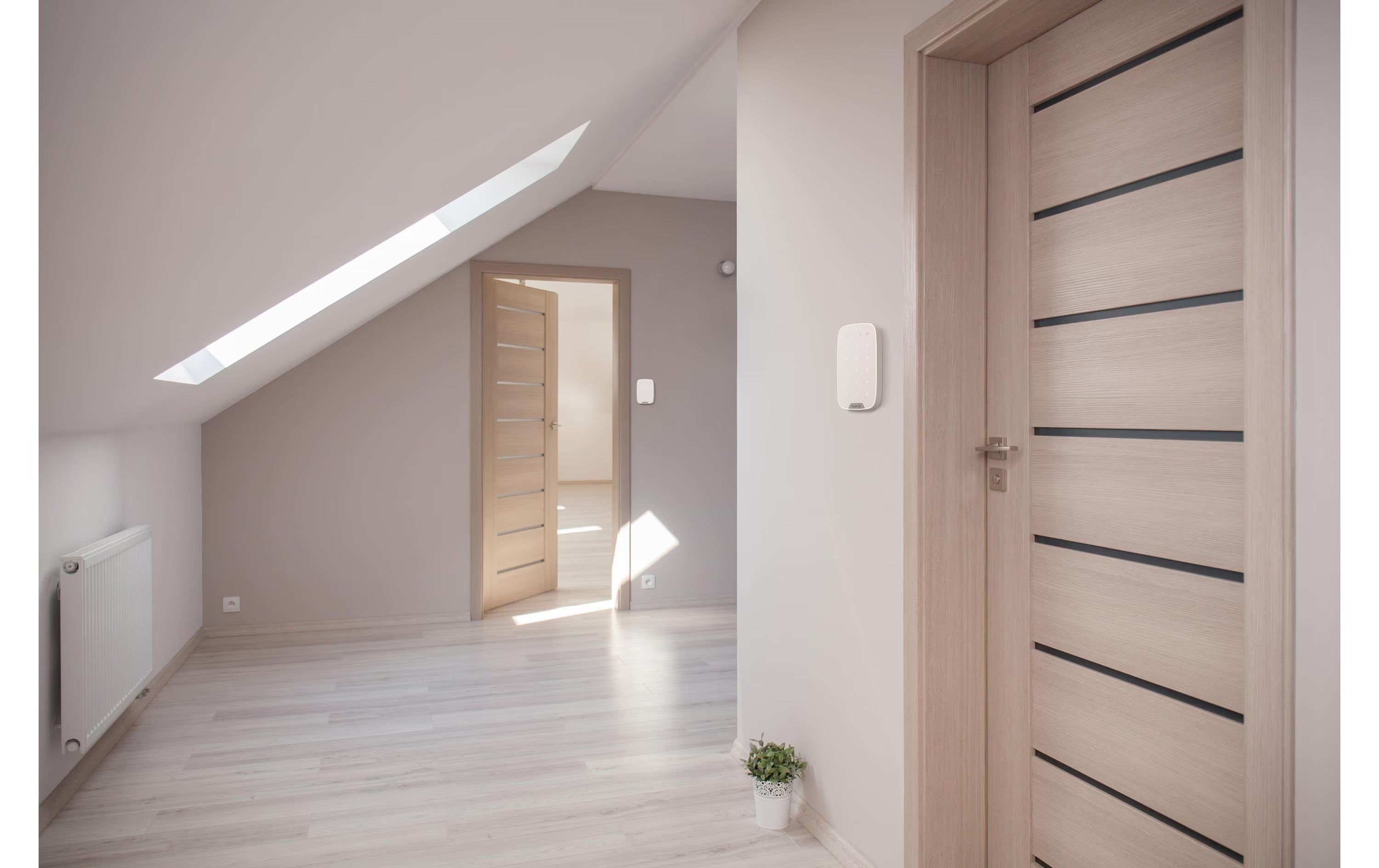 AJAX Baseline KeyPad Jeweller Control Unit White