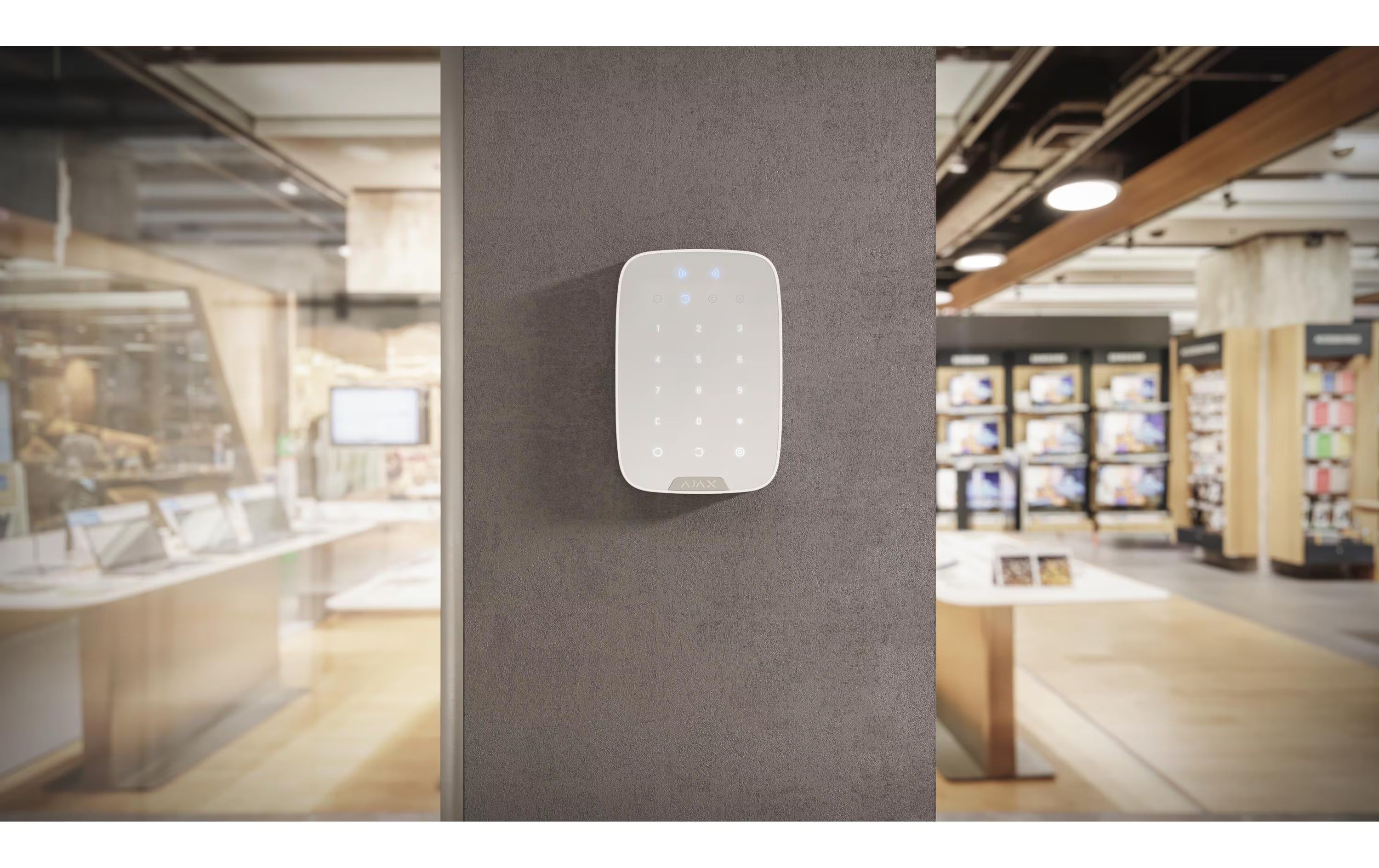 AJAX Baseline KeyPad Plus Jeweller Weiss