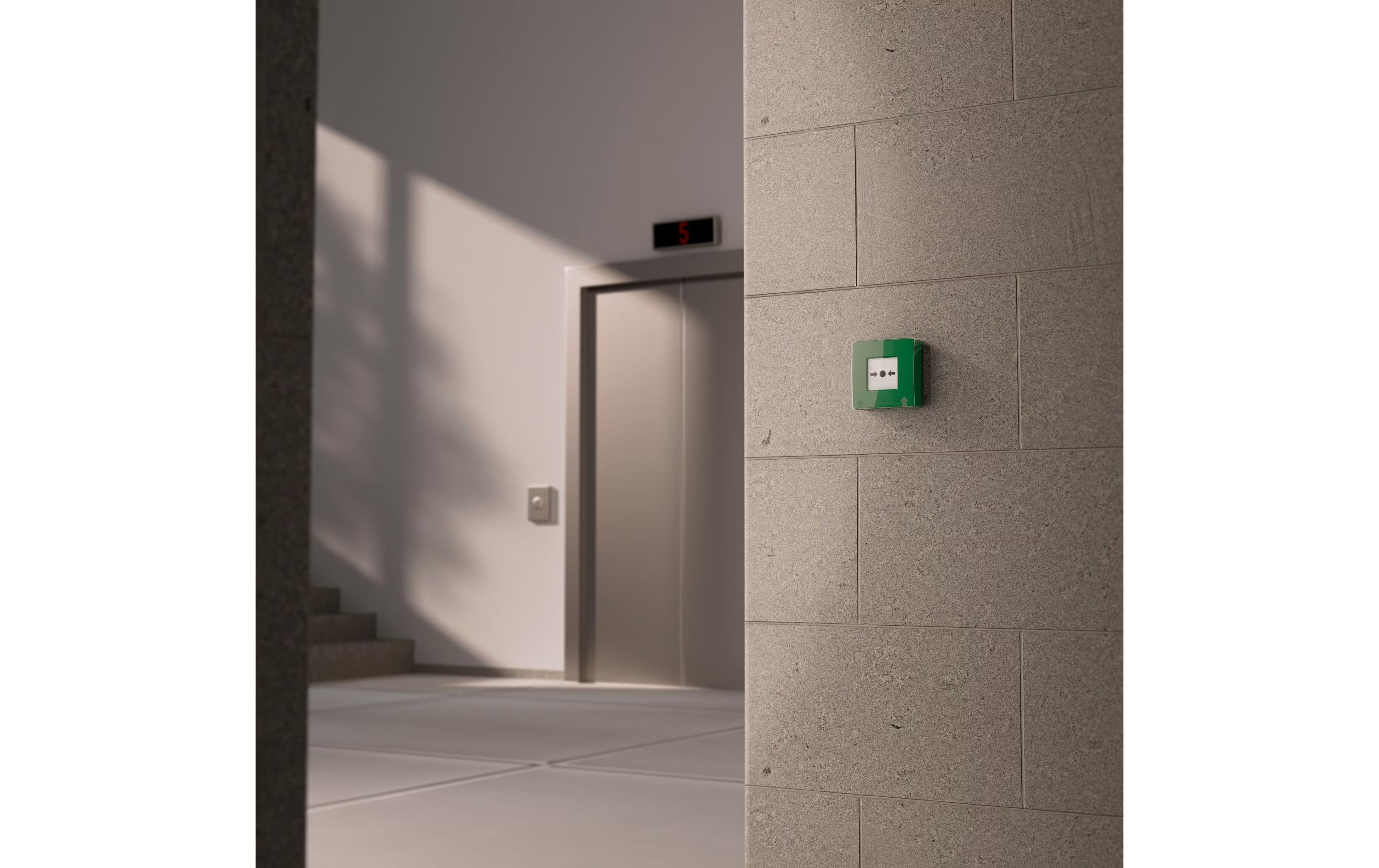 AJAX Funk-Taster ManualCallPoint (Green) Jeweller Grün