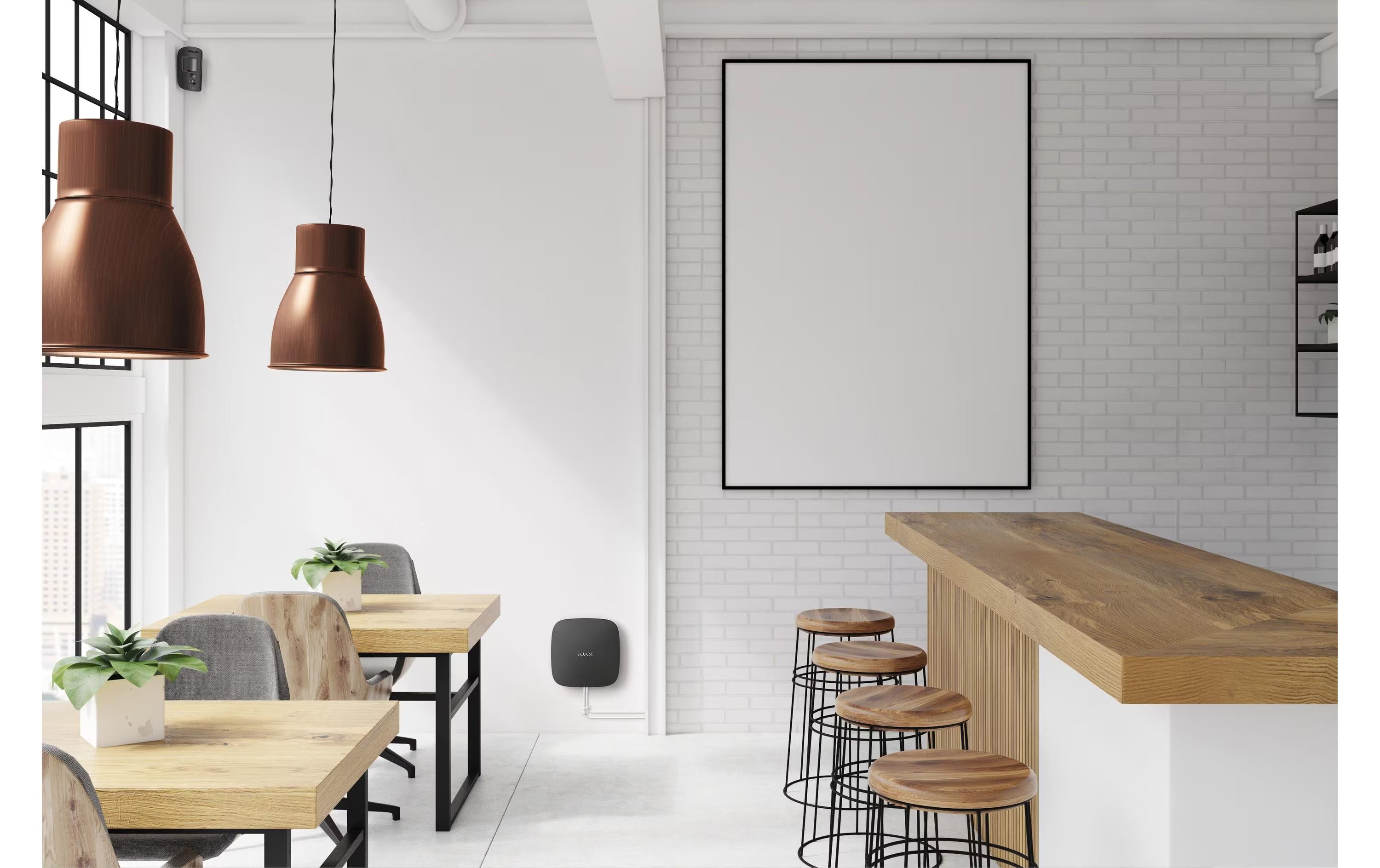 AJAX Baseline Hub 2 Plus Jeweller Schwarz