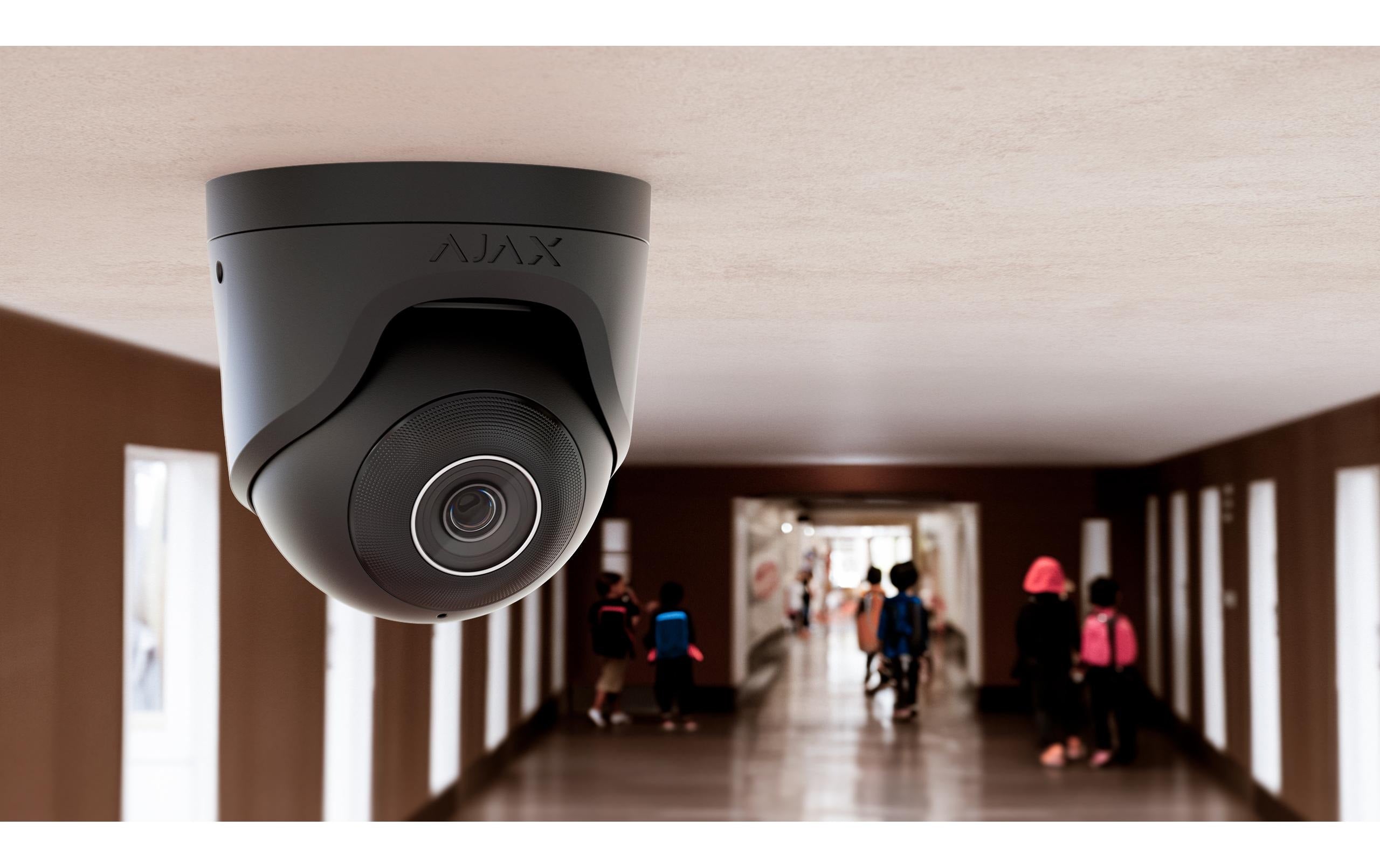 AJAX Netzwerkkamera TurretCam (8 Mp/4 mm) Schwarz