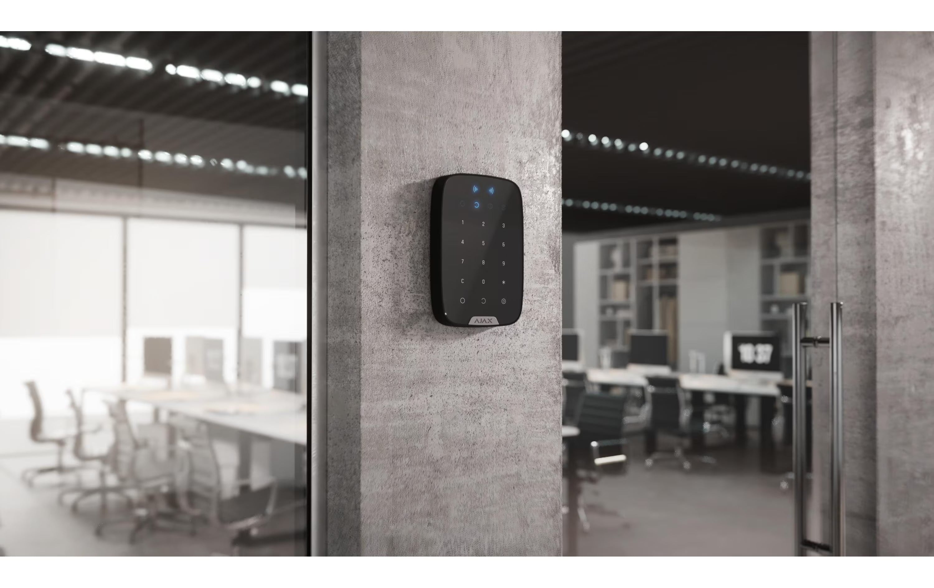 AJAX Baseline KeyPad Plus Jeweller Schwarz