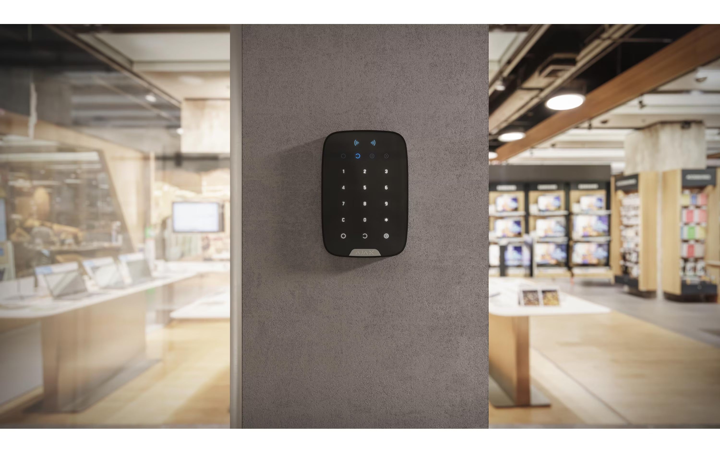 AJAX Baseline KeyPad Plus Jeweller Schwarz