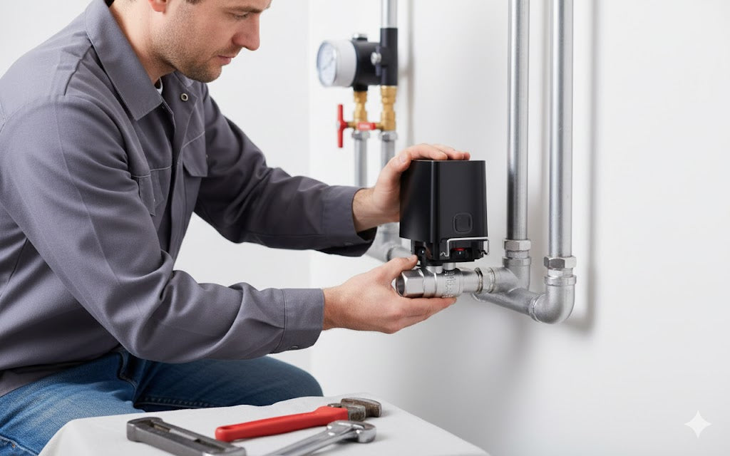 AJAX WaterStop Jeweller 3/4" (DN 20) Schwarz