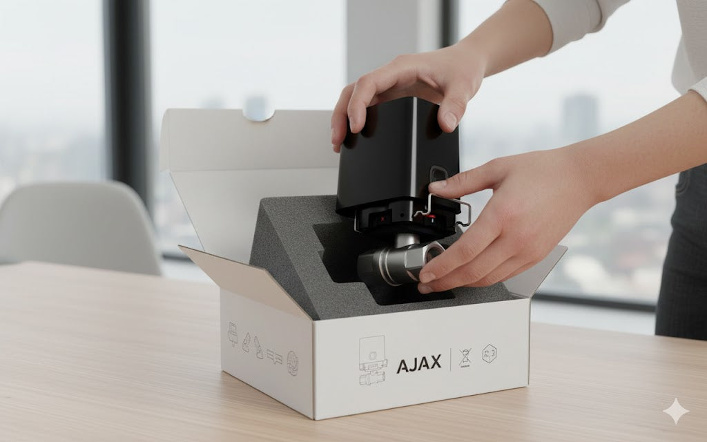 AJAX WaterStop Jeweller 3/4" (DN 20) Schwarz