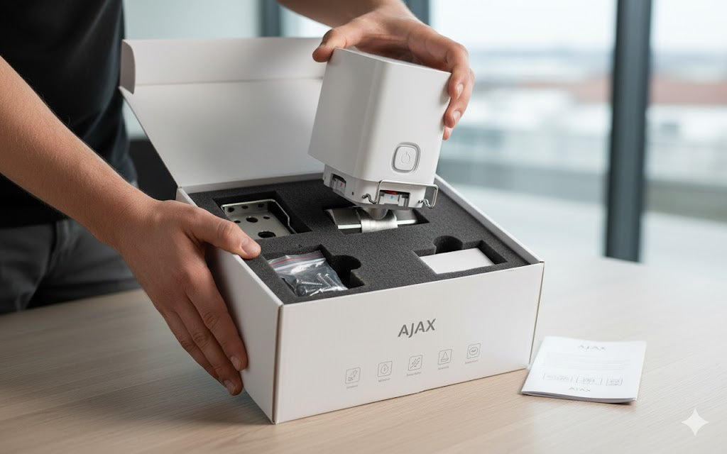 AJAX WaterStop Jeweller 1" (DN 25) Weiss